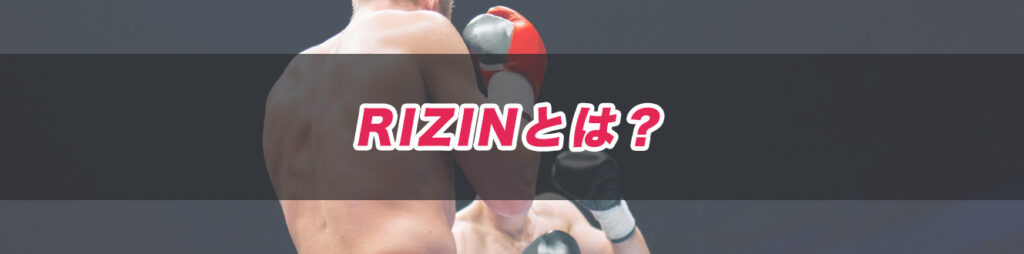 RIZINとは？